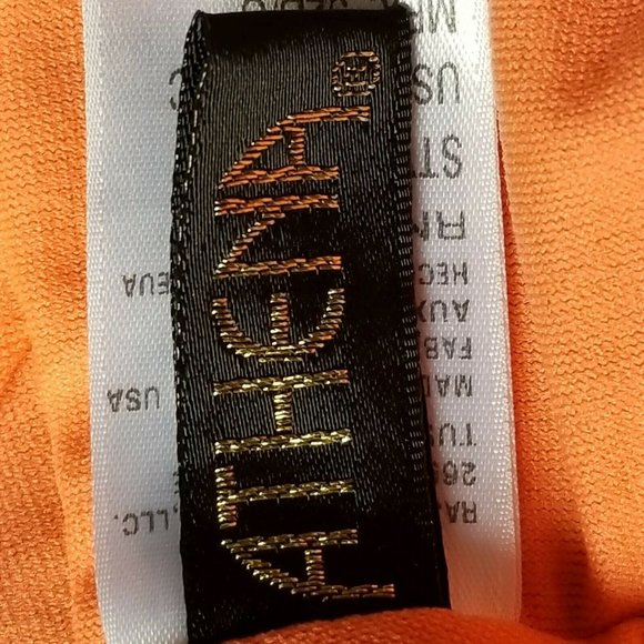 Athena Swim Tankini Womens 32 B/C Purple Criss Cross Wrap Straps Plunge Neckline - Picture 2 of 9